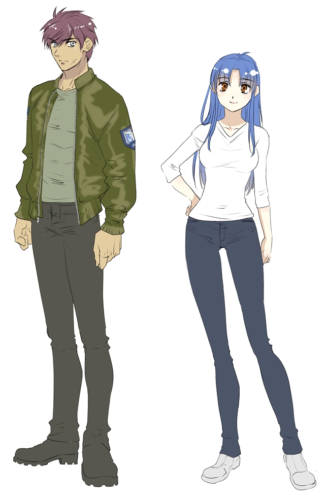 Full Metal Panic - Kaname Chidori e Sousuke Sagara Full Metal Panic - Kaname Chidori e Sousuke Sagara